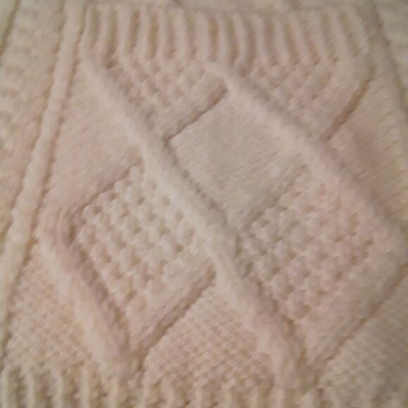 NWT Aran Island  Handknit  Cardigan SIze Mens S 100% Merino Wool Made in Ireland - Picture 7 of 11